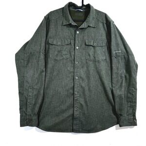 Columbia Omni Wick Long Sleeve Button Shirt XL Fishing Hiking Gorpcore Outdoor